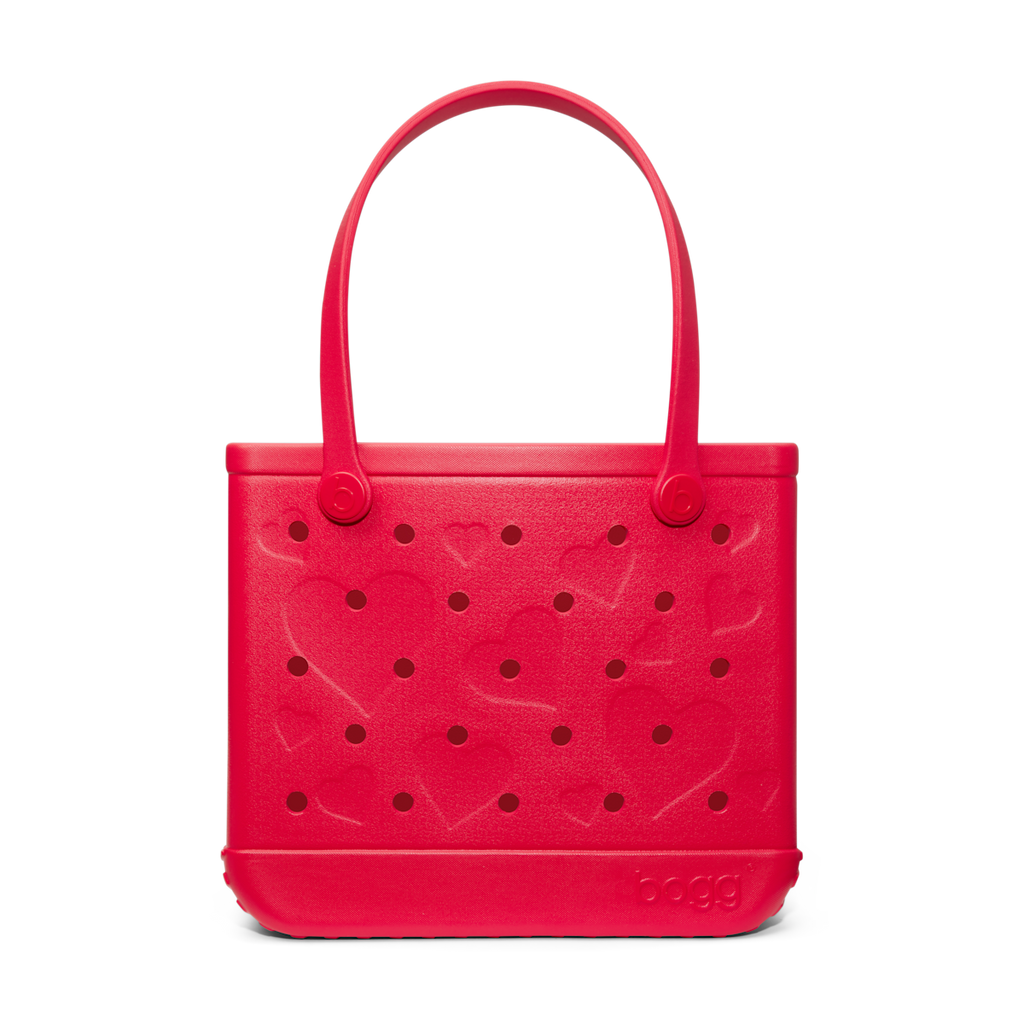 Baby Bag - Conversation Hearts Bright Red