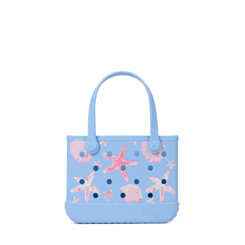 Bitty Bag - Carolina Blue Shells and Starfish